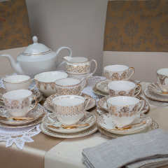 Vintage cups, saucers and side plates